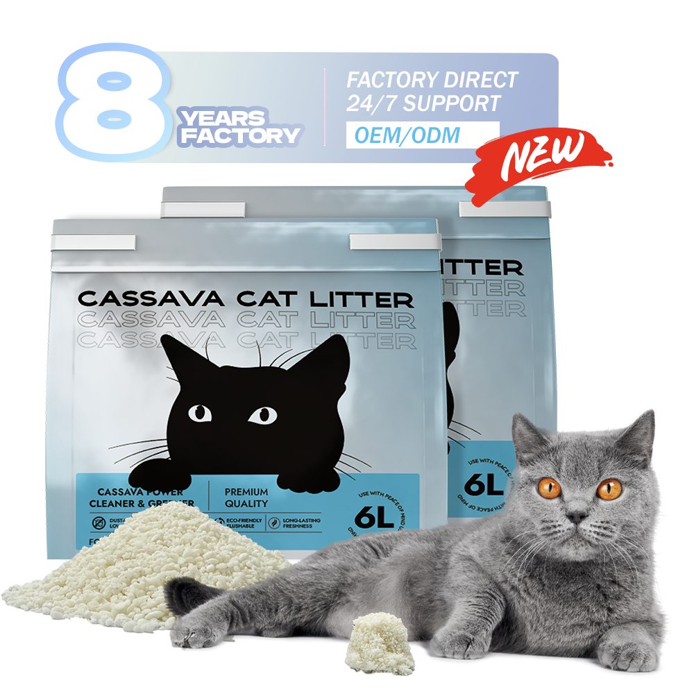 Natural Cassava Clumping Litter